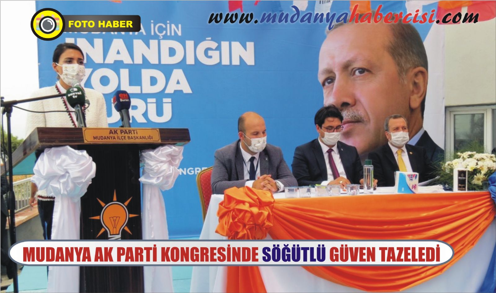 MUDANYA AK PART KONGRESNDE STL GVEN TAZELED